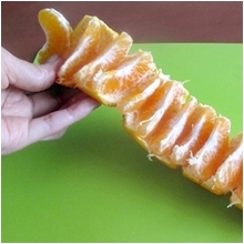 ปอกส้มแบบมืออาชีพ กินสะดวกสุดๆ