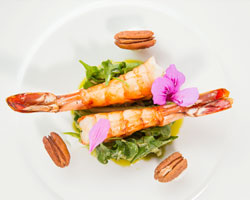 สลัดกุ้งลายเสือ...เมนูฤดูฝนที่เดอะรู๊ฟ แกสโตร