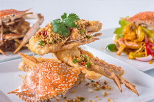 ลิ้มรสความอร่อย และหลากหลายกับเมนูปู ที่ลก หว่า ฮิน